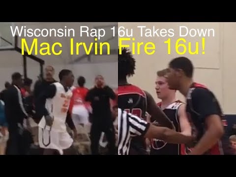 Wisconsin Rap Upsets Mac Irvin Fire! 16u Baylor Allstar Classic Championship! Full Highlights!