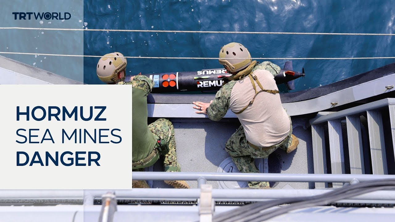 Video | US warns over Iranian mines in Strait of Hormuz