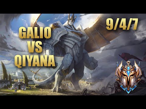 Galio Mid Vs Qiyana - KR Challenger Match Summary Patch 9.19