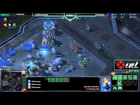 StarCraft 2 IGN Tournament: EGiNcontroL vs. EGAxslav - Loser Round 2, Game 3