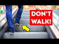 Never Use a Stopped Escalator As a Stairway, Here's Why