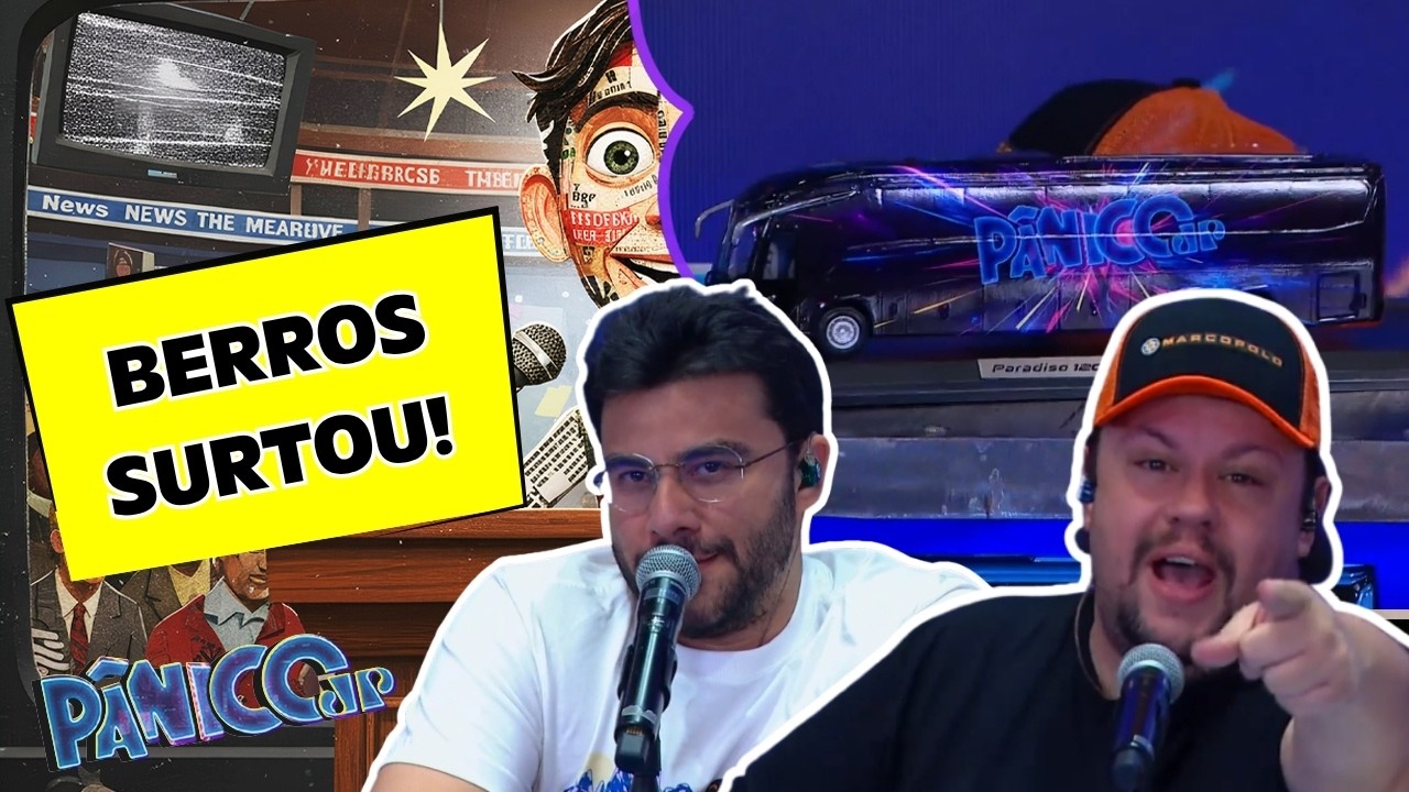 GILBERTINHO BERROS E PROFESSOR PROPRÓ DEIXAM O ESTANDE DA MARCOPOLO EM PÂNICO