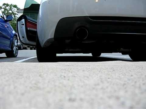 BMW 335i Magnaflow muffler, VK catless DP rev