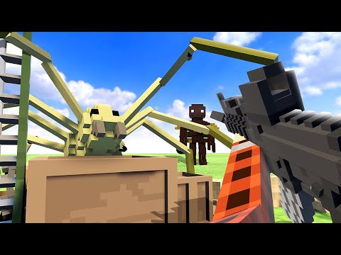 Building Against LETHAL COMPANY Monsters - Teardown Mods Gameplay - YouTube