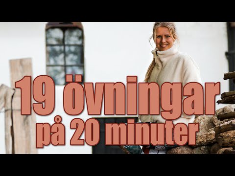 19 övningar på 20 minuter utan redskap - inga upprepningar, grymt flow