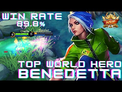 Insane | 89.8% Win Rate | Top World Benedetta | Charlle. - Mobile Legends: Bang Bang