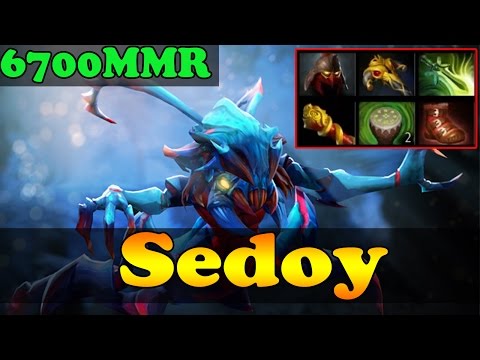 Dota 2 - Sedoy 6700 MMR Plays Weaver Vol 1 - Ranked match Gameplay!