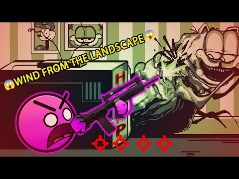 😱FNF The Great Punishment but WIND FROM THE LANDSCAPE Vs Gorefield V2 Cover - Geometry Dash 2.3 MODS