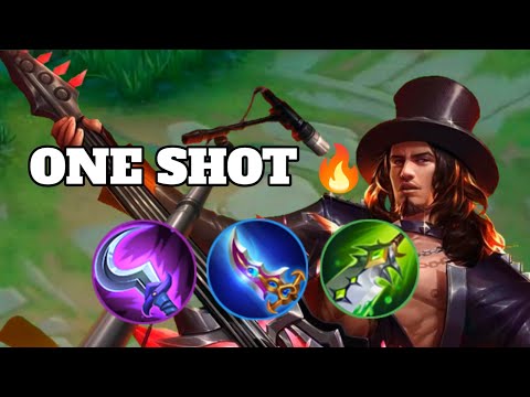 GAMEPLAY CLINT ONE SHOT ONE KILL! Recomended BUILD & EMBLEM TERSAKIT 2023 (Must Try)- Mobile Legends