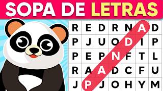 Encuentra El Nombre En La SOPA DE LETRAS | Serie 1  ANIMALES AFRICANOS | #Concentración y Memoria