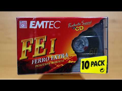 Compact Cassette EMTEC, Ferro Extra, C60, 10 pack (visual demonstration only)