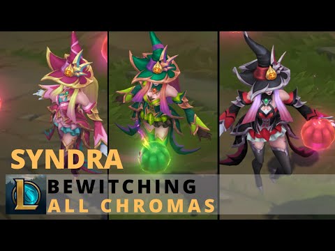 Bewitching Syndra All Chromas - League of Legends