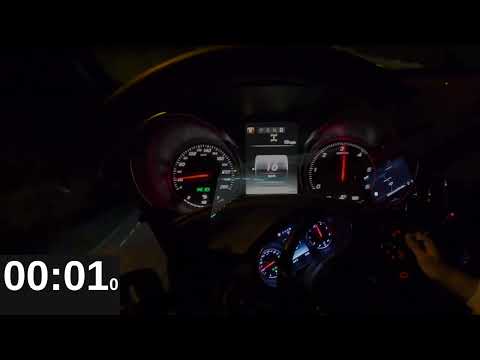 Mercedes-Benz X350d 0-100km/h acceleration