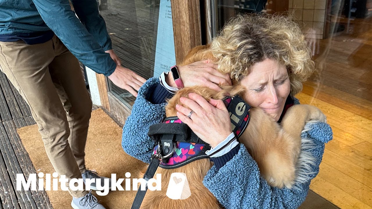 Veteran works with therapy dog to bring healing and hope worldwide