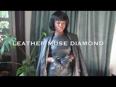 PART TWO LEATHER DRESS WITH 3TYPES OF LEATHER JACKETS#roeckl#leathergloves
