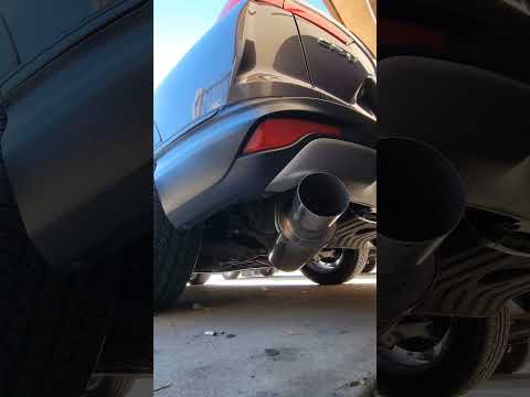 2019 honda CR-V resonator delete + 4' muffler