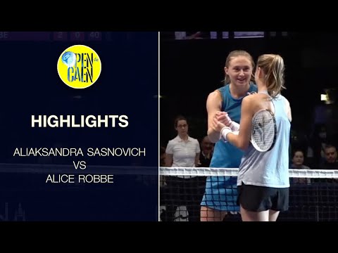 Aliaksandra Sasnovich vs Alice Robbe - Highlights - Open de Caen 2022