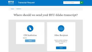 Requesting an Official Transcript