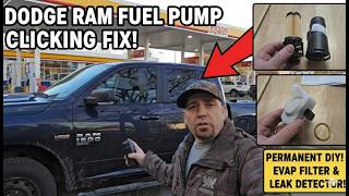 Fix Ram 1500 Fueling Issues Permanently | EVAP Filter & Leak Detector Replacement