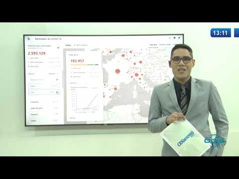 O DIA NEWS 22 04 20  Rastreador do COVID 19 ateÌ 13h06m