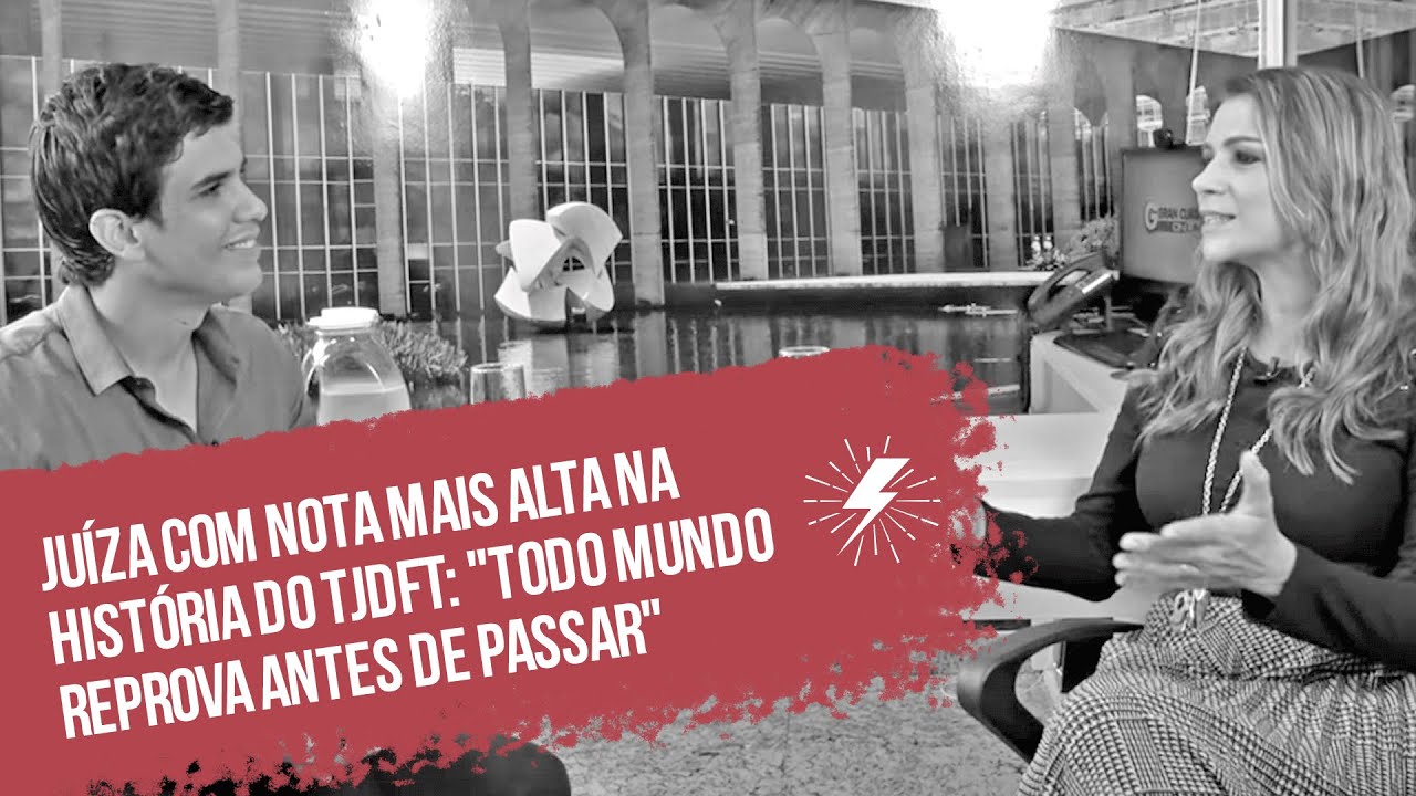 Juíza aprovada em 1º lugar no TJDFT: "Todo mundo reprova antes de passar"
