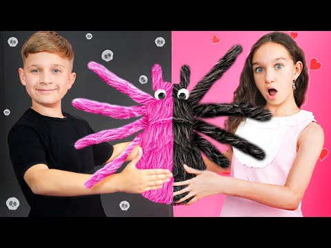 Pink vs Black Challenge ???????? What Color is Better?