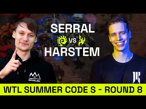 BASILISK Serral VS Shopify Rebellion Harstem | WTL Summer Round 8 | Starcraft 2