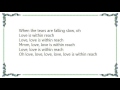 Chris Pierce - Love Is Within Reach Lyrics