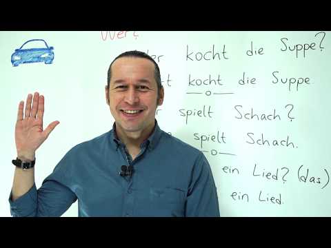 Almanca A1 INTENSIV Ders - 30 Die Fragewörter - "Was ?" - "Wer ?" | Almanca Soru Kelimeleri