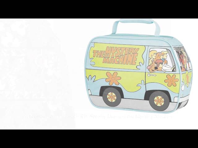 Vídeo relacionado con Scooby-Doo! Lunch Box Mystery Machine Lunch Bag Bottle and Snack Pot Set para niños | Tupperware de carácter azul verde | Mercancía de películas de programas de televisión