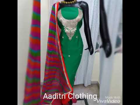 Chanderi Fabric Suit