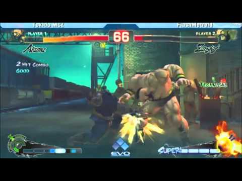 EVO2k11 SSF4AE Top 8 MCZ Tokido (Akuma) vs Flash Metroid (Zangief,C.Viper).wmv