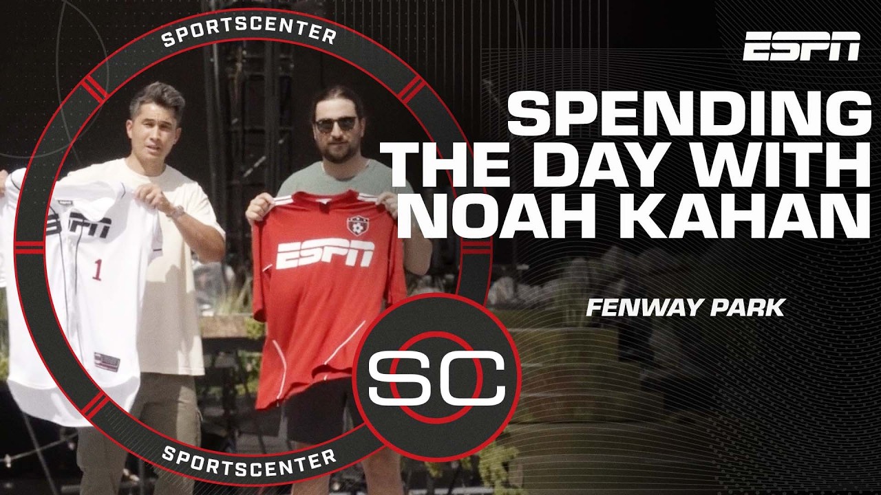 Gary Striewski and Noah Kahan spend the day at Fenway Park ⚾ | SportsCenter