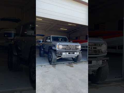 2022 Ford Bronco Raptor - Iconic Silver Metallic - Onyx/Blue Interior - FOR SALE - 931 miles