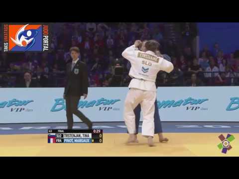 European Judo Championships Warsaw 2017 Final -63kg TRSTENJAK Tina (SLO) vs. PINOT Margaux (FRA)