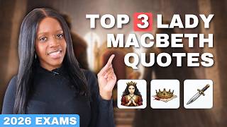 Top 3 quotes you MUST use in ANY essay on.. LADY MACBETH! 👸 (GCSE English Literature 2026 Exams)