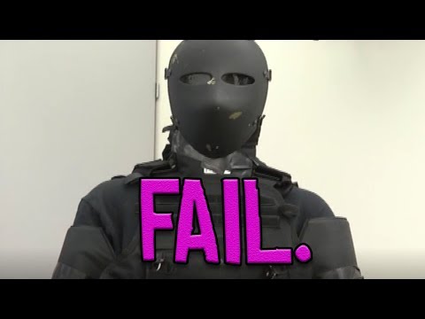 FULLY ARMORED guy VS. Fairbanks Police (and Lt. Gregory Foster) Video