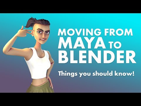 Moving From Maya to Blender - A Quick Walkthrough