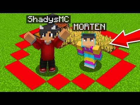 Vi Er Fanget I En CIRKEL Med Morten I Minecraft!