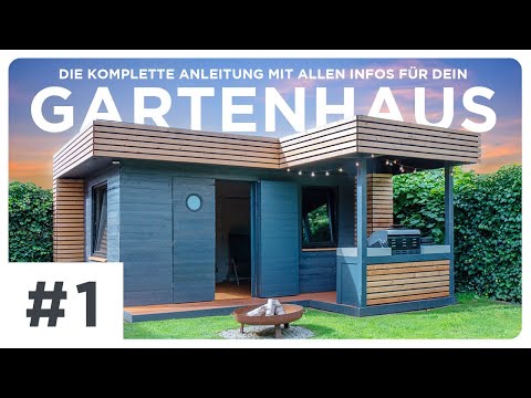 DIY GARDEN HOUSE / TINY HOUSE & OUTDOOR KITCHEN - detailed explanation with INSTRUCTIONS for DIY ...