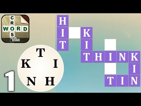 Vita Crossword - Word Games - Gameplay Walkthrough Part 1 All Levels 1-12 (Android & iOS) - YouTube