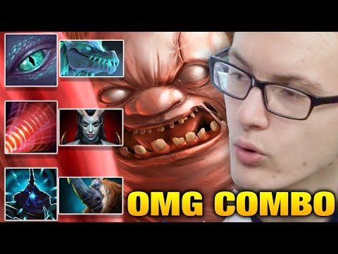 Miracle Pudge VS Wombo Combo Line UP Dota 2