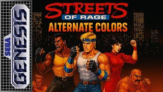 Streets of Rage – Alternate Colors (Genesis ROM Hack)