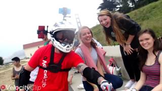 preview picture of video 'Velocity Clip Bike Promo Giveaway Day 1 - San Francisco Presidio'