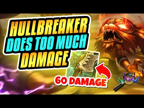 HULLBREAKER DOES TOO MUCH DAMAGE ON GNAR!!! Season 13 Gnar Ranked Gameplay (League of Legends)