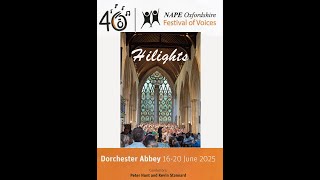 Oxfordshire NAPE 40th Festival of Voices in 2025_live!