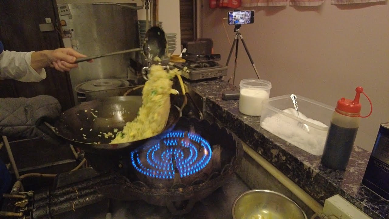 業務用チャーハンの作り方。【飯テロ】