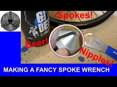 Making a fancy spoke wrench on Myford lathe and milling machine