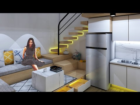 Tiny Apartment Ep21 | Micro Apartment 25sqm(275sqft) | Never Too Small