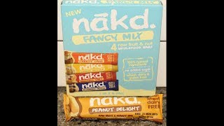 Nakd Bars: Carrot Cake, Lemon Drizzle, Bakewell Tart, Blueberry Muffin & Peanut Delight Review